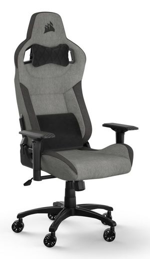 Corsair T3 Rush Gaming-Stuhl (grau/anthrazit, mit Stoffbezug (2023))