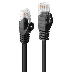 Basic Cat.6 U/UTP Kabel, schwarz, 0,5m