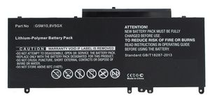 CoreParts Laptop Battery for Dell  44.40Wh 7.4V 6000mAh 44.40Wh  4Cell Li-Pol 7.4V 6000mAh Black, DELL: DELL Latitude 14 Series DELL Latitude 14
