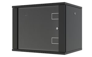 Lanview Quick Assembly Flat pack 19"  9U Rack Wall Mount W:600 x  D:450 x H:512mm - Black