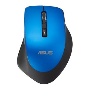 Asus Wireless Mouse Blue WT425 WT425, Right-hand, Optical,  RF Wireless, 1600 DPI, Black, Blue