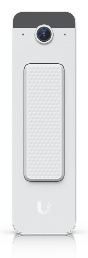 Ubiquiti Compact PoE video doorbell  with two-way audio and  versatile mounting options, white