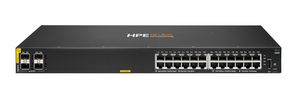 Hewlett Packard Enterprise Aruba Networking Cx 6000 24P  10M/100M/1G Class4 Poe 4P Sfp  1G 370W Switch