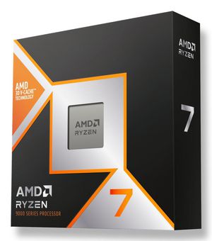 AMD Ryzen 7 9850X3D 4,7 GHz 8 kerner AM5 WOF - u/køler
