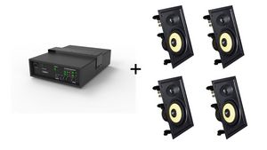 Vivolink Audiopack Subwoofer + 4 x Pro  In-Wall Speakers