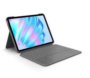 Logitech Combo Touch Tastatur Trackpad Apple iPad Air 11-13'' Oxford Gray