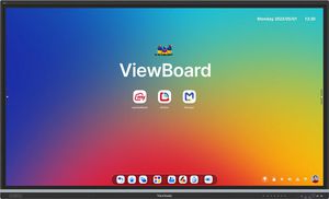 ViewSonic IFP7551-3C, 75",  (EDLA-certified), 50  Multi-Point Touch, Android 14, 9H, 4K UHD (3840x2160), 450nits, 8GB RAM/128GB