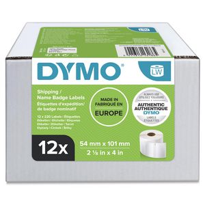 Dymo Versand-Etiketten Gropack 54 x 101 mm wei 12x 220 13186