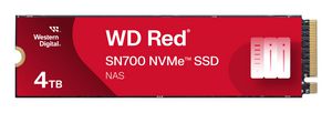 M.2 WD Red SN700 NVMe 4TB M.2 2280 PCIe Gen3 8Gb/s internal drive for NAS devices