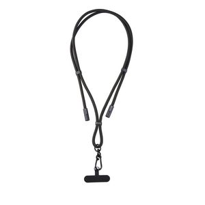 eSTUFF Lanyard Cable USB-C to USB-C  2m, Black