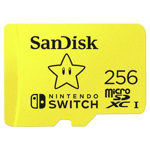 CARD Sandisk Nintendo Switch microsdxc 256GB 100/90 MB/s A1 UHS-I