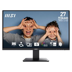 MSI Pro Mp273Ude Computer Monitor  68.6 Cm (27") 3840 X 2160  Pixels 4K Ultra Hd Black