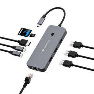 Verbatim USB-C Pro Multiport Hub 9  Port CMH-09