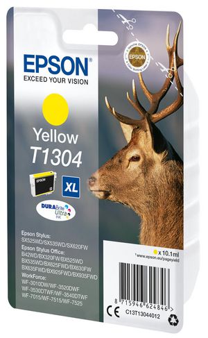 Epson T1304 - Størrelse XL - gul - ori