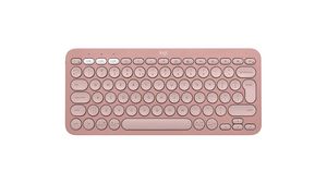 Logitech Pebble Keys 2 K380S Keyboard  Rf Wireless + Bluetooth  Qwerty Us International Pink