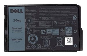 Dell Battery 34WHR 2 Cell Lith-Ion for Latitude 7212 Rugged Tab