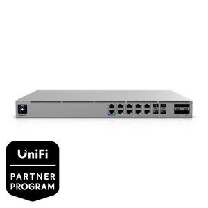 Enterprise Firewall Core 4x QSFP28 4x SFP28 8x 10 GbE 2x GbE UniFi EF-Core