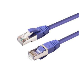 MicroConnect S/FTP CAT6 0.15m Purple LSZH PiMF (Pairs in metal foil)  4x2xAWG 27, CU