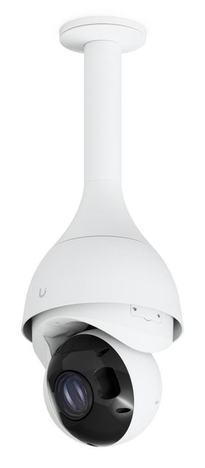 Ubiquiti Pendant-style mount with 1.5"  NPS threaded connector for  suspending the AI PTZ Precision. White