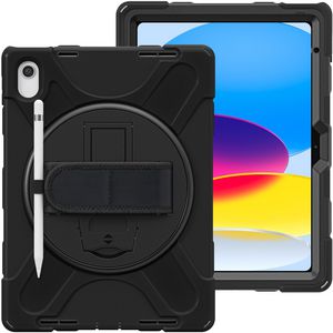 eSTUFF iPad 11th/10th gen AUSTIN  Defender Case without  built-in screen protector. Black