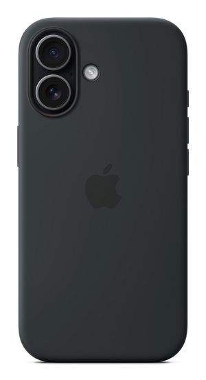 Silikon Case iPhone 17 mit MagSafe (schwarz)