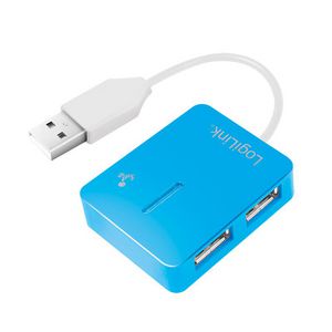 LogiLink SMILE USB 2.0 HUB 4-port, blue