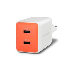 N Targus Hyper HyperJuice Flex 45W GaN Charger - Orange