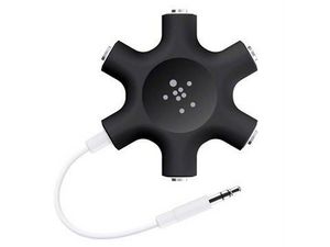 Belkin Multi Headphon Split 5 x 3,5mm F8Z274BT, Green,White, 1x  3.5mm, 5x 3.5mm, Male, Female