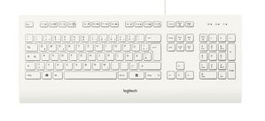 Logitech K280e - Tastatur - USB - Deutsch - weiß