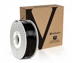 Verbatim PLA 3D Filament, Black 2,85mm Diameter, 1kg Reel PLA (Polylactic Acid) Filament, Degradable Bioplastic