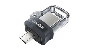 Sandisk Ultra Dual Drive m3.0 64GB Ultra Dual m3.0, 64 GB, USB  Type-A / Micro-USB, 3.2 Gen 1 (3.1 Gen 1), Slide, 5.2 g,
