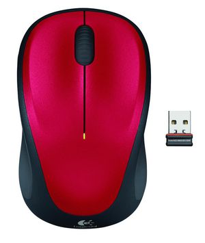 Logitech M235 wireless red