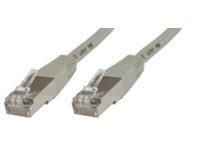 MicroConnect F/UTP CAT5e 1m Grey PVC Outer Shield : Foil screening 4x2xAWG 26 CCA