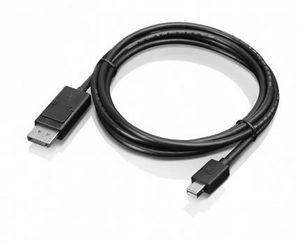 Lenovo Cable 0B47091, mini DisplayPort,  DisplayPort, Male, Male, Black, Male/Male