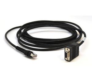 Zebra Cable RS232 DB9 Female Connect Straight, 4,6m TxD on 2, 12V  Requires 12V Power Supply