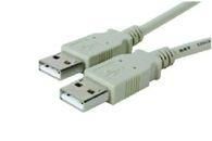 MicroConnect USB2.0 A-A 1,8m M-M, Grey Hi-Speed cable