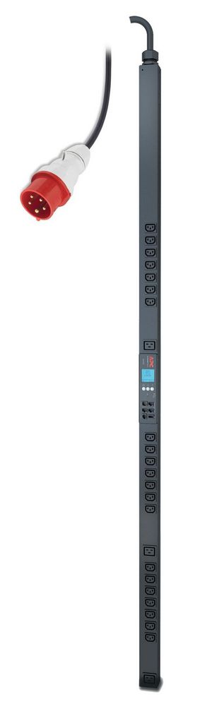 APC Metered-by-Outlet Rack PDU 2G Rack AC 400V 3-phase RS-232 output connectors 24 0U 1,8m cord Black