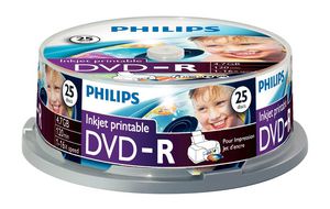 Philips DM4I6B25F - DVD-R x 25 - 4.7 G