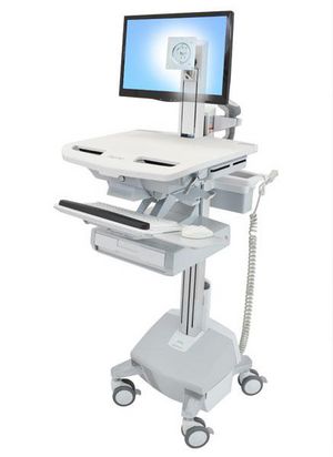 ERGOTRON StyleView Wagen mit LCD-Gelenk LiFe-Antrieb 1 Schublade