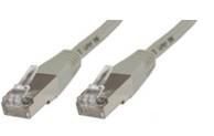 MicroConnect F/UTP CAT5e 15m Grey PVC Outer Shield : Foil screening 4x2xAWG 26 CCA