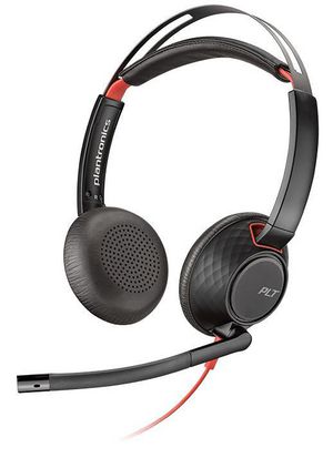 Poly Blackwire 5220 Headset Wired  Head-band, USB Type-C Black,  Red **New Retail**