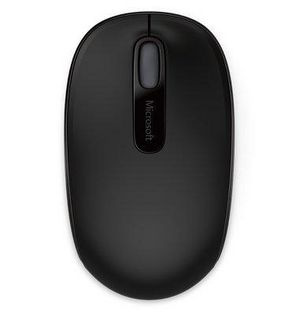 Microsoft WL Mobile Mouse 1850 - Black 1850, Ambidextrous, Optical,  RF Wireless, 1000 DPI, Black