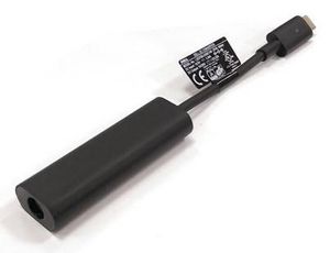 Dell Kit Type C dongle (7.4mm) 470-ACFH, USB C, 7.4mm  Barrel, Male/Female, Black