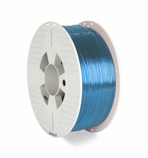 Verbatim 3D PRINTER FILAMENT PET-G  1.75MM 1KG BLUE TRANSPARENT  55056, 1 pc(s), 1 kg
