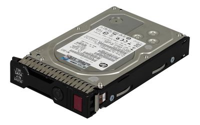 Hewlett Packard Enterprise 4Tb 7.2K RPM SATA 4TB hot-plug SATA HDD, 3.5",  4000 GB, 7200 RPM