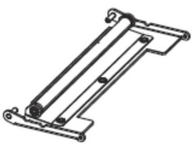 Zebra tray holder - for Zebra ZE500-4