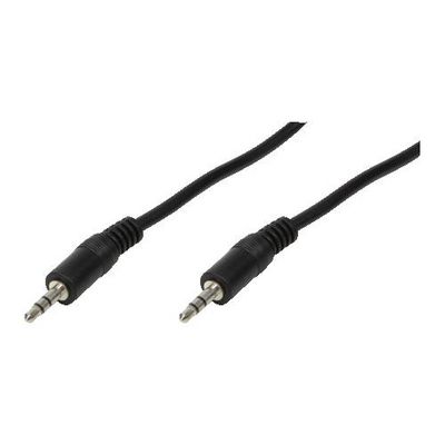 LogiLink Audio cable, 2x 3,5mm male,