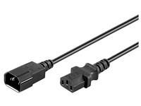 MicroConnect Power Cord C13 F - C14 M 0.6m IEC 60320 C13 - IEC 60320 C14 3x 0,75 mm?, 230 V AC/6 A