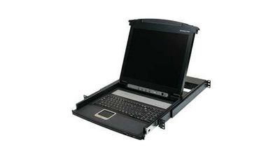 IOGEAR 17" LCD KVM Combo Console GCL1800, 43.2 cm (17"), USB,  100~240 V, 50/60 Hz, 0 - 40 ?C, -20 - 60 ?C