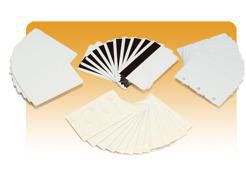Zebra Premier - Polyvinyl chloride (PVC) - Yellow - 100 pcs. Cards (pack of 5)